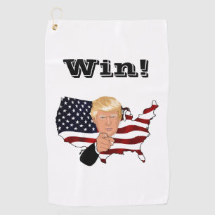 TRUMP Win! Golfhanddoek