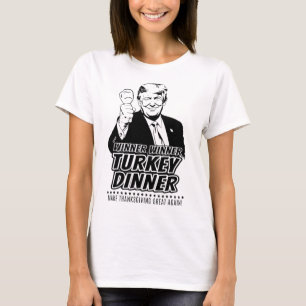 Trump Winnaar Grappige Winnaar Kalkoen Diner Dankz T-shirt