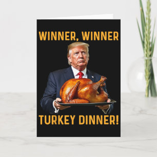 Trump Winnaar Winnaar Turkije Diner Thanksgiving H Kaart