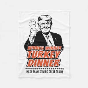 Trump Winner Grappige Winnaar Turkije Diner Thanks Fleece Deken