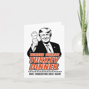 Trump Winner Grappige Winnaar Turkije Diner Thanks Kaart