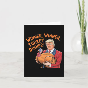 Trump Winner Grappige Winnaar Turkije Diner Thanks Kaart