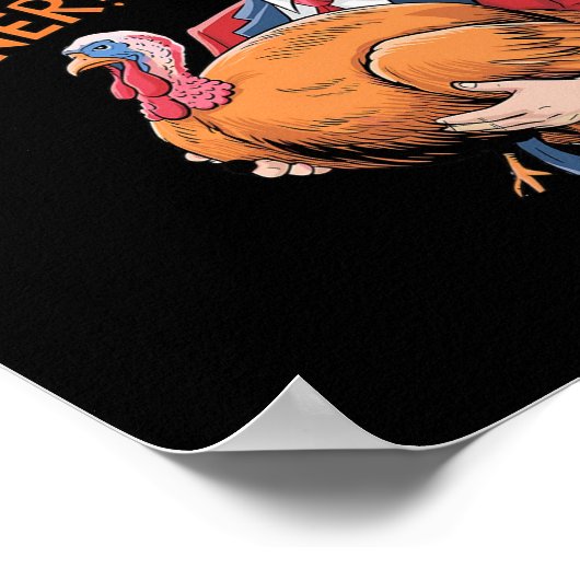 Trump Winner Grappige Winnaar Turkije Diner Thanks Poster (Hoek)