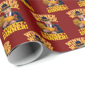 Trump Winner Turkije Dinner Thanksgiving Cadeaupapier (Rol Hoek)