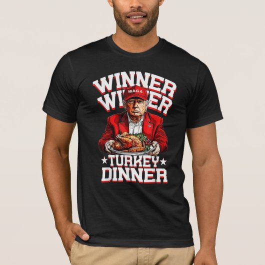 Trump Winner Turkije Dinner Thanksgiving T-shirt (Voorkant)