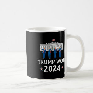 Trump Wint 2025 Trump Danst Tijdens White House Fe Koffiemok