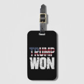 Trump wint 47e President in 2024 Bagagelabel (Voorkant (verticaal))