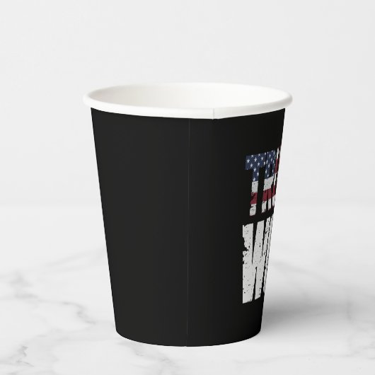 Trump wint 47e President in 2024 Papieren Bekers (Rechts)