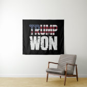 Trump wint 47e President in 2024 Wandkleed (In Situ (horizontaal))