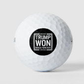 Trump wint 47e verkiezing van het Amerikaanse Pres Golfballen (Voorkant)