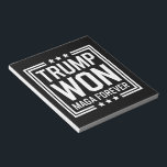 Trump wint 47e verkiezing van het Amerikaanse Pres Notitieblok<br><div class="desc">Trump wint 47e President in 2024</div>