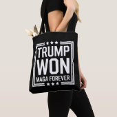 Trump wint 47e verkiezing van het Amerikaanse Pres Tote Bag (Dichtbij)