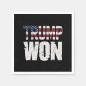 Trump Wint 47e VS-president Verkiezing 2024 Servet (Voorkant)