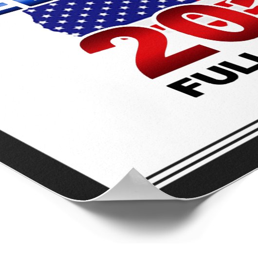 Trump wint! Funny Anti Clinton Poster Extra groot (Hoek)