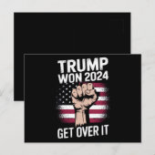 Trump wint inauguratie 47 President Briefkaart (Voorkant / Achterkant)