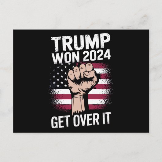 Trump wint inauguratie 47 President Briefkaart (Voorkant)