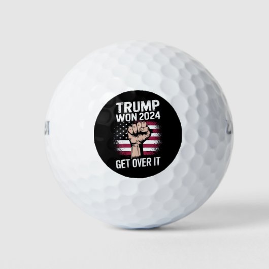 Trump wint inauguratie 47 President Golfballen (Voorkant)
