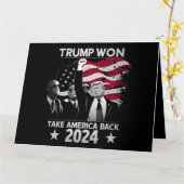 Trump wint opnieuw en neemt Amerika terug in 2024 Kaart (Gele Bloem)