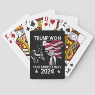 Trump wint opnieuw en neemt Amerika terug in 2024 Pokerkaarten