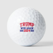 Trump wint opnieuw in 2024 golfballen (Voorkant)