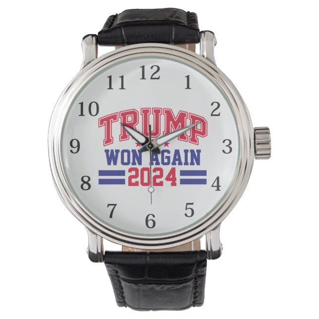 Trump wint opnieuw in 2024 horloge (Voorkant)