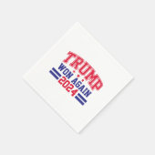 Trump wint opnieuw in 2024 servet (Hoek)