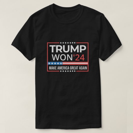 Trump wint opnieuw in 2024 t-shirt (Design voorkant)