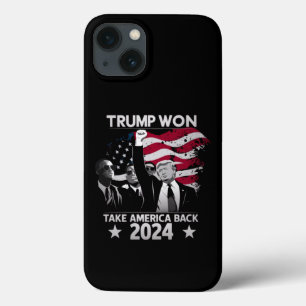 Trump Wint Opnieuw Take America Back 2024 Case-Mate iPhone Case