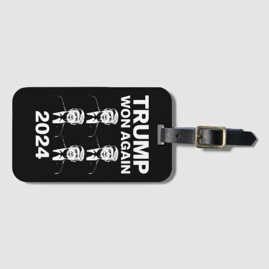 Trump wint opnieuw verkiezingsdag 2024 47 bagagelabel (Voorkant (horizontaal))