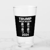 Trump wint opnieuw verkiezingsdag 2024 47 glas (Voorkant)