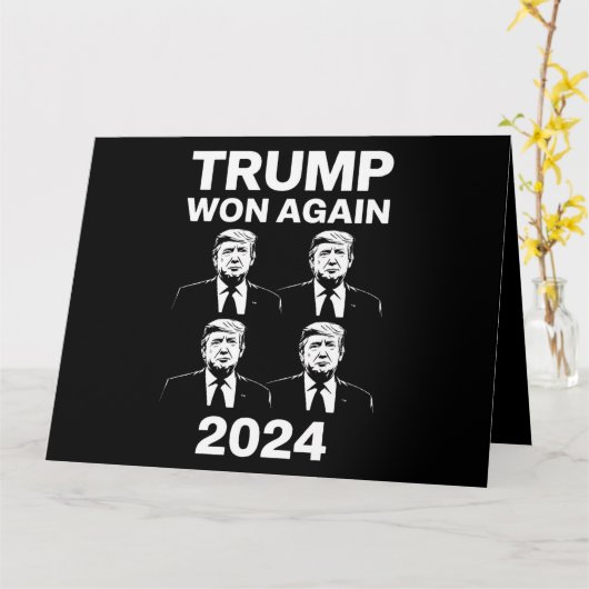 Trump wint opnieuw verkiezingsdag 2024 47 kaart (Gele Bloem)