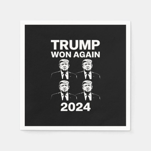 Trump wint opnieuw verkiezingsdag 2024 47 servet (Voorkant)
