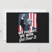 Trump wint overwinning Trump 47e President Kaart (Voorkant)