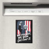 Trump wint overwinning Trump 47e President Magneet (Insitu (Vaatwasser))