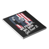 Trump wint overwinning Trump 47e President Notitieblok (Schuin)