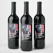 Trump wint overwinning Trump 47e President Wijn Etiket (Flessen)