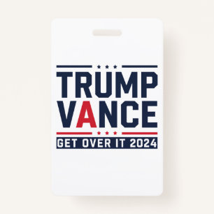 Trump wint President Trump Vance in 2024 Badge