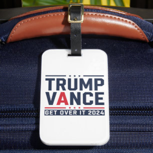 Trump wint President Trump Vance in 2024 Bagagelabel