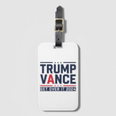 Trump wint President Trump Vance in 2024 Bagagelabel (Voorkant (verticaal))