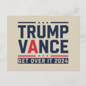 Trump wint President Trump Vance in 2024 Briefkaart (Voorkant)