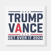 Trump wint President Trump Vance in 2024 Magneet (Voorkant)