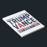 Trump wint President Trump Vance in 2024 Notitieblok<br><div class="desc">Trump won in 2024 het President van Trump</div>