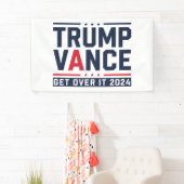 Trump wint President Trump Vance in 2024 Spandoek (Insitu)