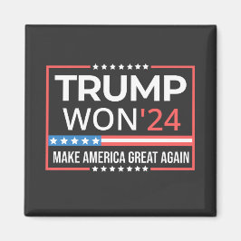 Trump wint, Trump wint 45 47 Magneet
