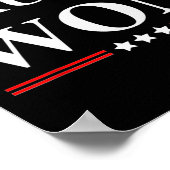 Trump wint verkiezingen 2020 poster (Hoek)