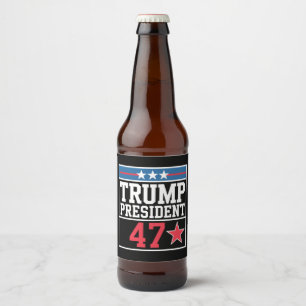 Trump wint verkiezingen 2024 Trump Won 2024 Bier Etiket
