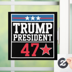 Trump wint verkiezingen 2024 Trump Won 2024 Raamsticker