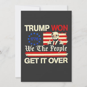 Trump Wint Wij Het Volk Inauguratie  Kaart