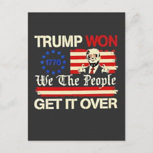 Trump Wint Wij Het Volk Kom Er Overheen Inaugurati Briefkaart