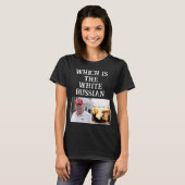 Trump / Wit Russisch T-shirt (Voorkant volledig)